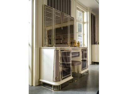 Luxury Dressing table Design Table Console Chest of drawers Dressing tables Mirror 2pcs.