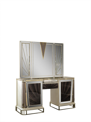 Luxury Dressing table Design Table Console Chest of drawers Dressing tables Mirror 2pcs.