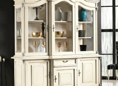 white display case Italian luxury furniture showcases sideboard wardrobe glass cabinets