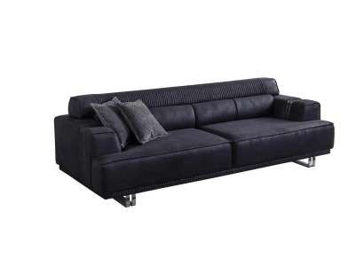 Sofa 3 Seater Modern Furniture White Living room Luxury Designer 235cm Furnishings