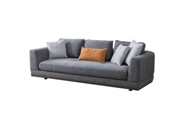 Sofa 3 Seater Modern Furniture White Living room Luxury 243cm three seater