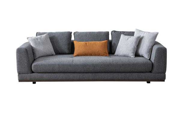 Sofa 3 Seater Modern Furniture White Living room Luxury 243cm three seater