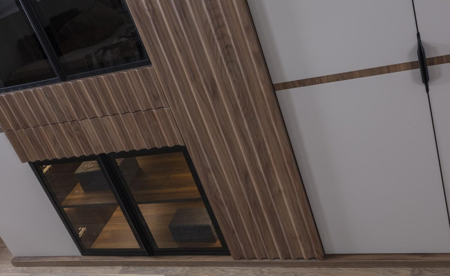 Wardrobe Wardrobe Bedroom Cabinets Modern Wood Luxury 260cm