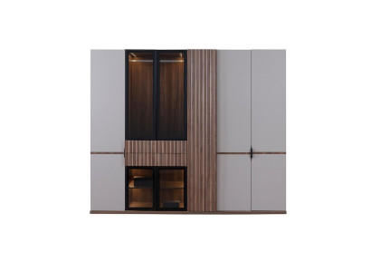 Wardrobe Wardrobe Bedroom Cabinets Modern Wood Luxury 260cm