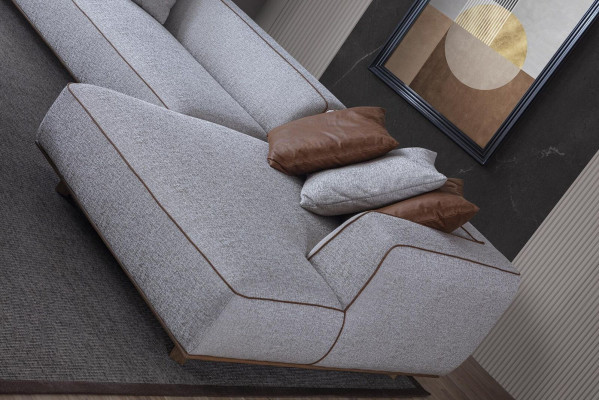 Corner suite Couch Sofa Couches Sets Gray Corner sofa Corner group Couch Sofas