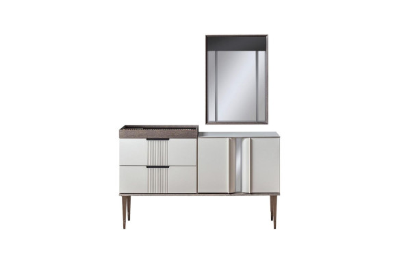 Design Dressing table with Mirror Luxury Bedroom Furniture 2pcs. style