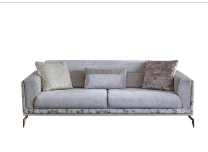 Modern Sofa 3 Seater Furniture White Color in Living room Luxury Novelty