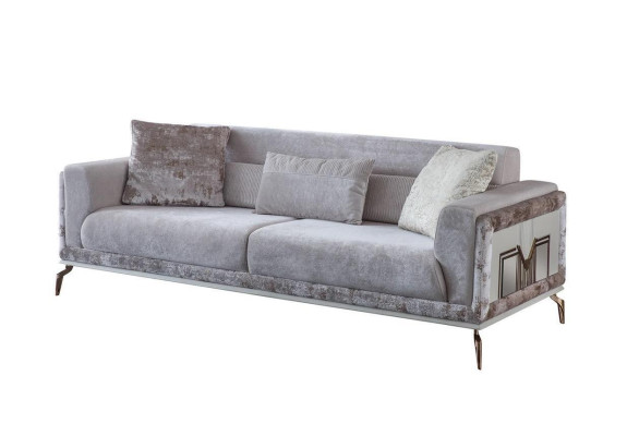 Modern Sofa 3 Seater Furniture White Color in Living room Luxury Novelty