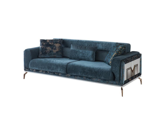 Modern Sofa 3 Seater Luxury Green Design Furniture in Living room Couches 235cm