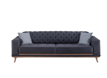 Sofa 4 Seater Design Sofas Upholstery Textile Relax Seat Furniture Modern