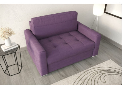 Armchair Relax Textile Lounge Club Upholstery Design Couch Sofa Seater Luxury Purple new