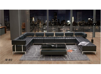 Sofa U-shape Sofa Couch Upholstery Suite Living landscape Design Corner sofa