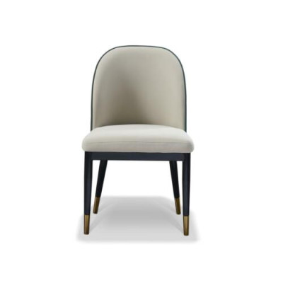 Chair Seat Upholstery Dining room Chairs Lehn Leather Wood Modern 1x new