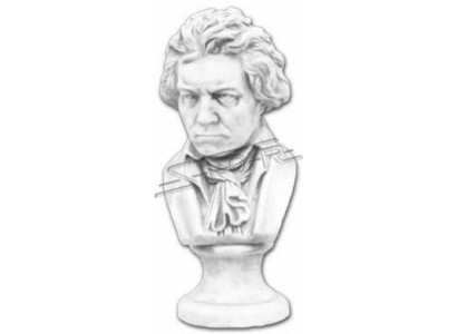 Beethoven Celebrity Bust Figure Sculpture Sculptures Figures Statues
