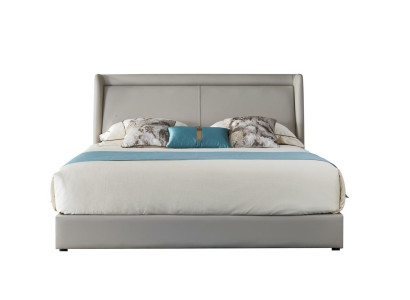 Bed Upholstery Design Luxury Double Hotel Beds Sleep Room Leather new 180x200cm