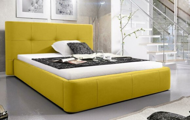 Bed Upholstery Design Luxury Double Hotel Beds Sleep Room Modern Leather