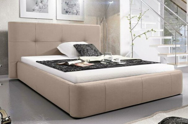 Bed Upholstery Design Luxury Double Hotel Beds Sleep Room Modern Leather