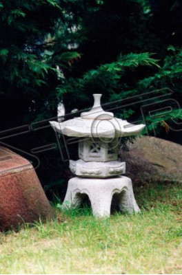 Flower Decoration Japanese Garden House Statue Figure Decoration