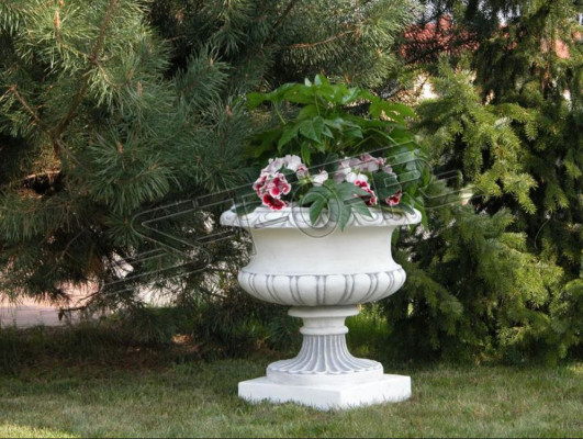 Flower Basket Flowers Vase Vessel Figures Garden Patio Decoration Statue