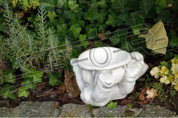 Flower Basket Flowers Vase Vessel Garden Patio Figures Decoration Statue