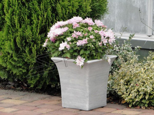 Flower Basket Figures Flowers Vase Vessel Garden Patio Decoration Statue