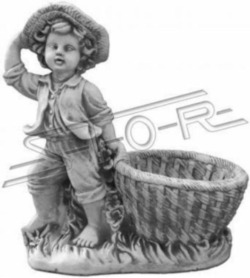 Flower pot plant natural pot decoration garden flower pots vases figure