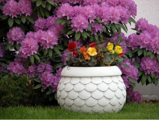 Flower pots box pot flowers pots XXL decorative garden concrete terrace