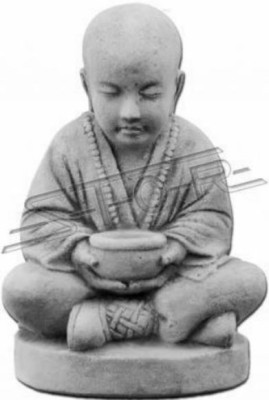 Buddha sculpture in stone effect sculpture for garden decorative figure