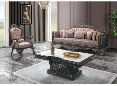 Luxury sofa set complete e couch set gray upholstered sofa fabric sofa