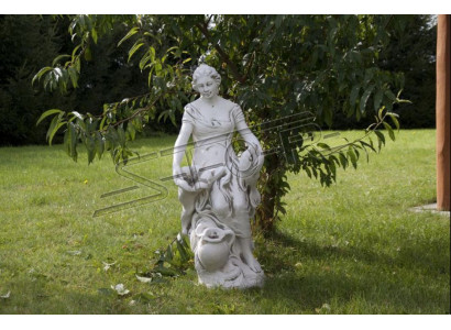 Decoration Figure Woman Garden Designer Figures Sculpture White Sculptures