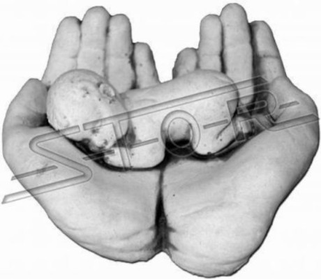 Decoration Figure Hand Statue Baby Security Statues Designer