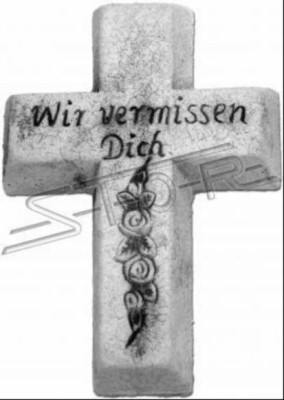 Decoration cross grave decoration grave decoration stone decoration statue