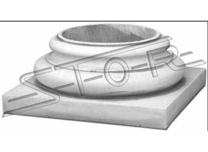 Decoration Column Columns Stone Antique Style Rome Stand Base Column Base new Immediately