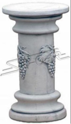 Decoration Column Columns Stone Antique Style Roman Flower Stand White Stand