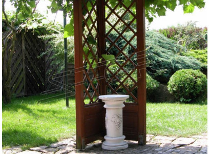 Decoration Column Columns Stone Antique Style Roman Flower Stand White Stand