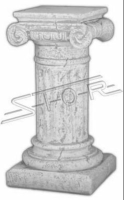 Decoration Column Columns Stone Antique Style Roman Decor White Stand Base