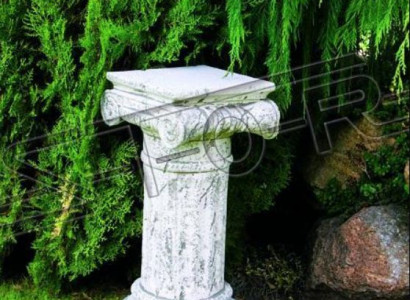 Decoration Column Columns Stone Antique Style Roman Decor White Stand Base