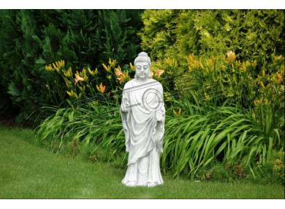 Decorative Buddha sculpture in stone effect. Figure Large sculpture for garden