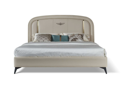 Design Bed Bedroom Textile Leather Upholstery Hotel Modern Beds