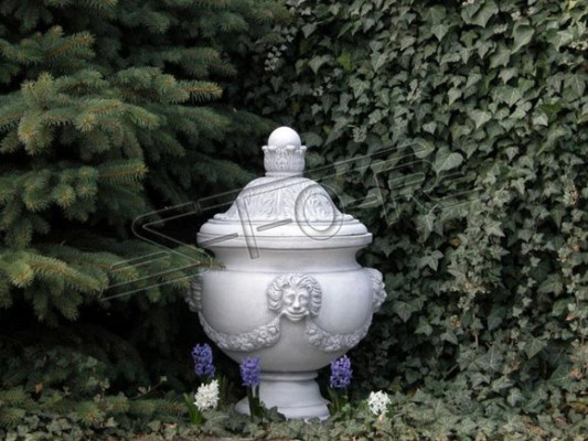 Design flower pot top plant pot vessel figures pots face sculpture