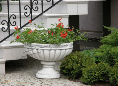 Design flower pot top plant decorative bucket vessel pots figure face sculpture
