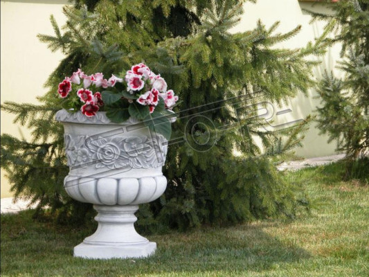 Design flower pot top plant pot decorative vessel pots figure face sculpture