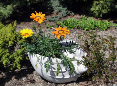Design flower pot top plant pot decorative vessel pots figure face
