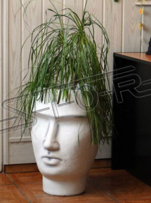 Design flower pot top plant pot vessel decorative figure pots face sculpture