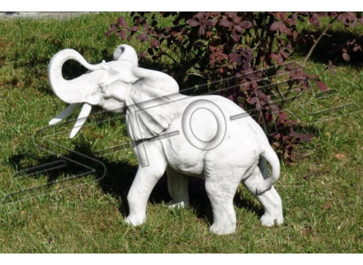 Design Figure Elephant Sculpture Figures Sculptures Statues White Decor Statue