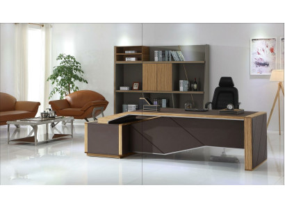 Designer Office Work Room Set Armchair Table Complete Furniture 3pcs.