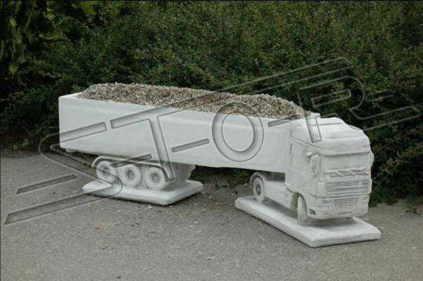 Designer Statue Figure Figures Truck Truck Sculptures Garden Sculpture