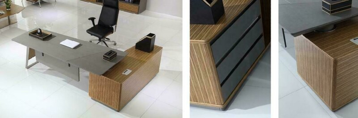 Corner desk office boss room furniture design decoration desks practice
