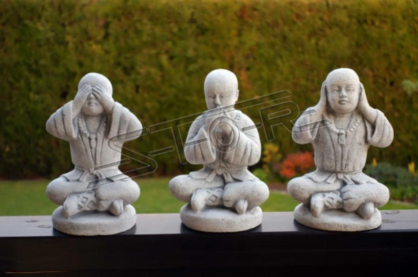 25cm Shaolin Kung Fu Figure Statue Fighter Figures Statues