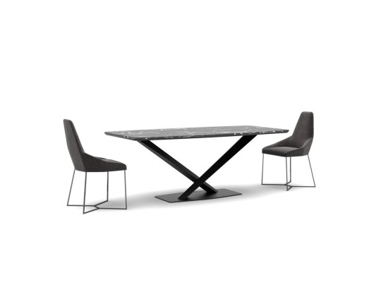 Dining room Set Dining table 4x Chairs Luxury Table Design Complete Wood Furniture